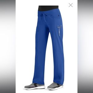 Cherokee Infinity Straight Leg Drawstring Cargo Scrub Pants